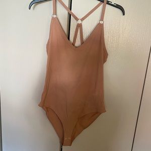 NWT Peach Bodysuit